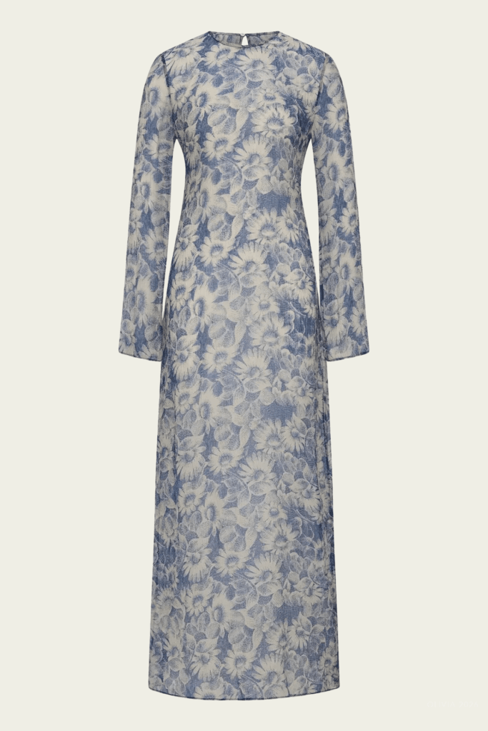 SIR. Lilia Long-Sleeve Dress - Image 1