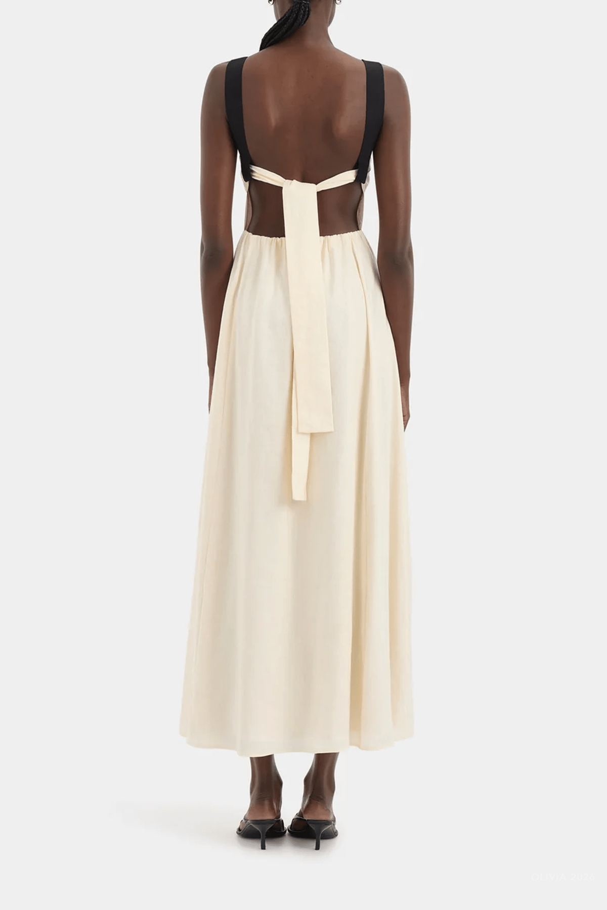 SIR. Ayla Tie Back Maxi Dress - Image 3
