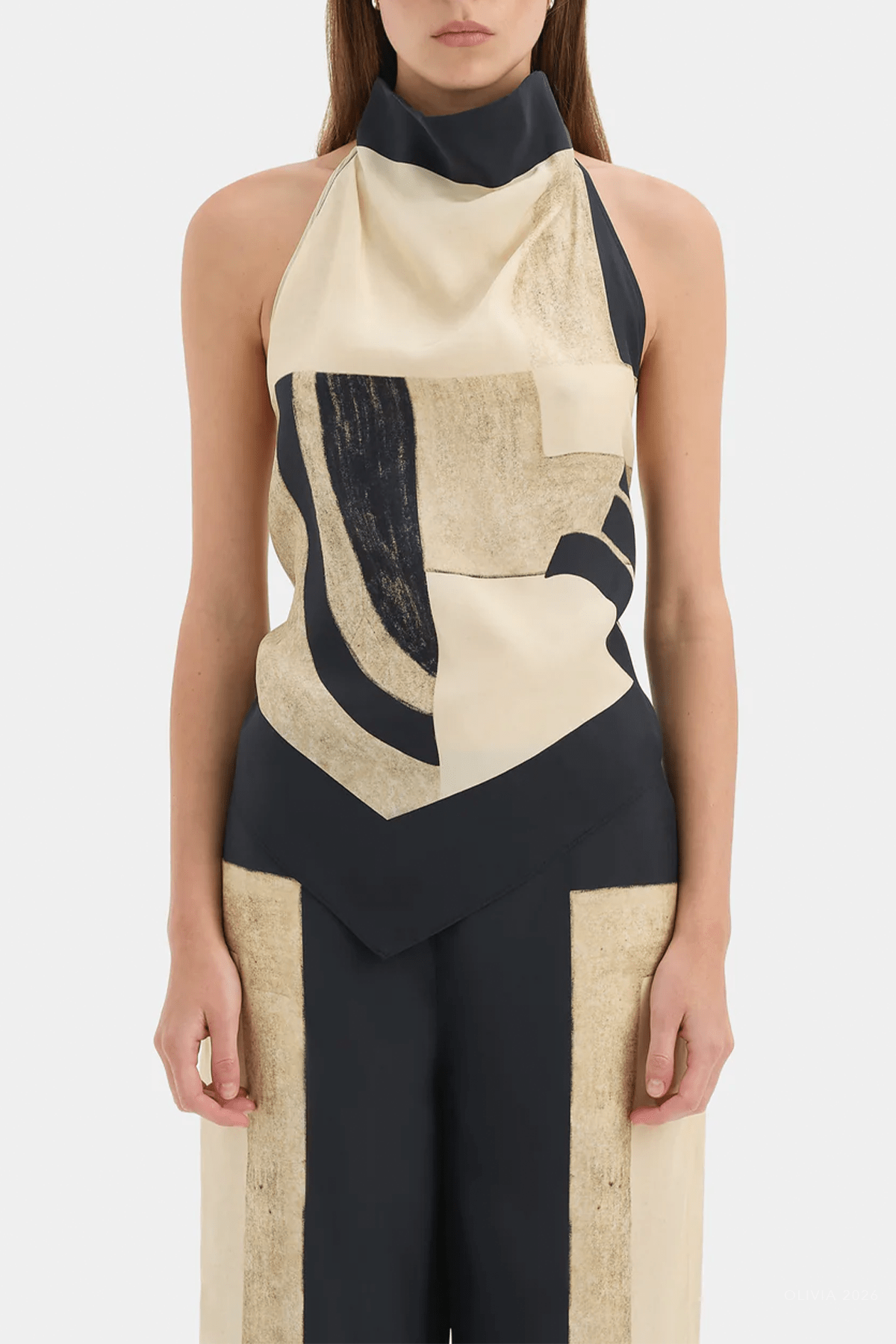 MNSIR051026011322161_2 SIR. Sona Halter Tie Top - Image 2