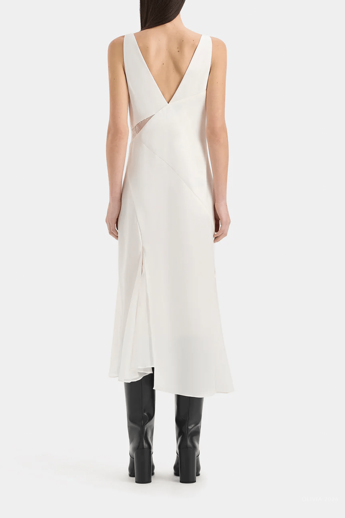 MNSIR051026011322168_3 SIR. Ingrid Lace Midi Dress - Image 3