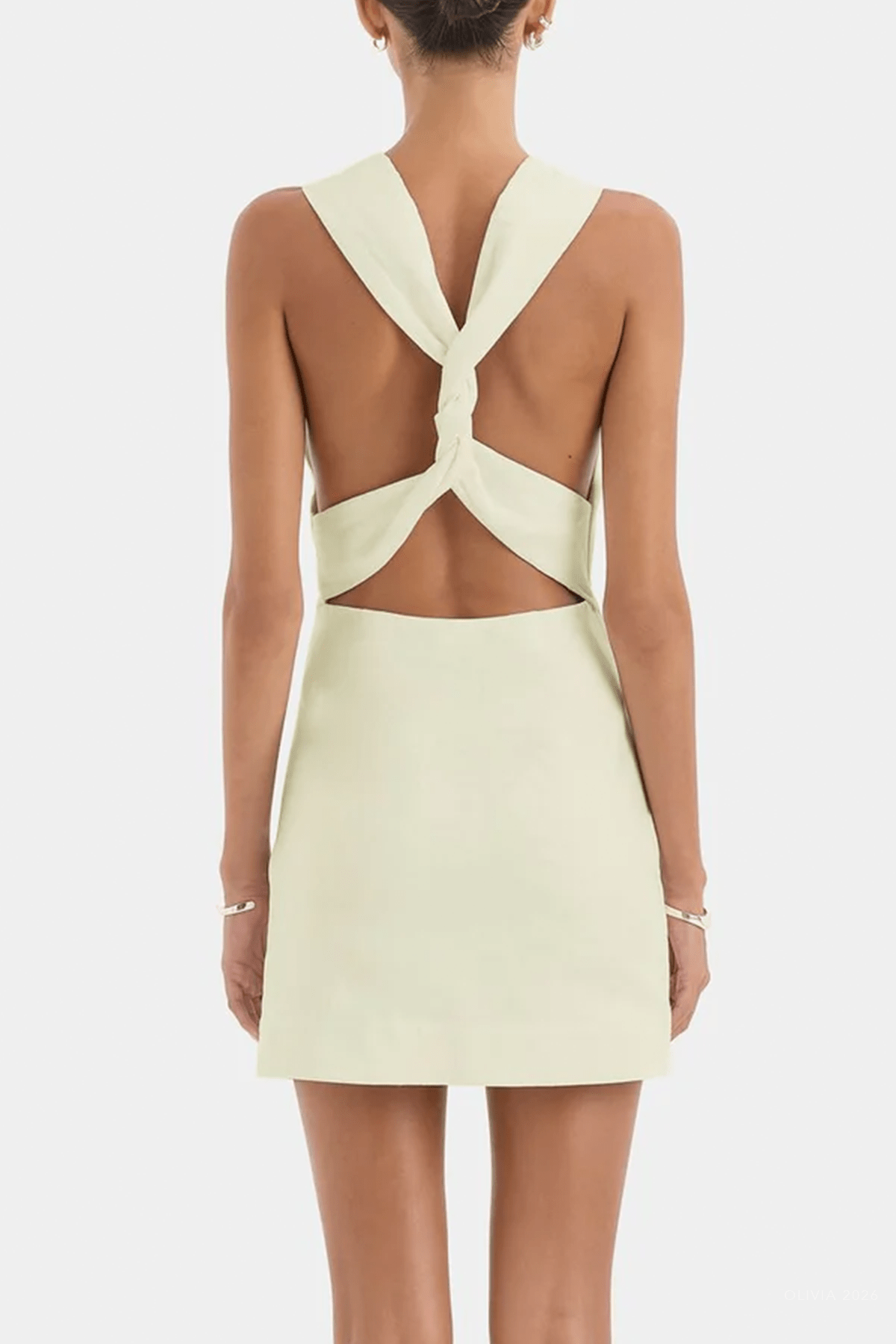 MNSIR051026011322172_2 SIR. Thora Twist Back Mini Dress - Image 2