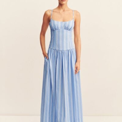 Shona Joy Omri Panelled Bustier Maxi Dress - Image 1