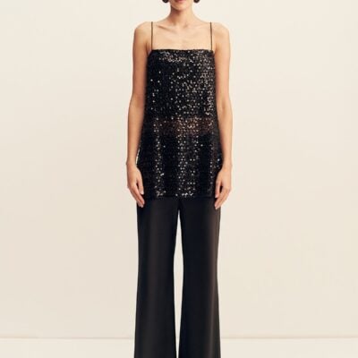 Shona Joy Everly Sequin Long Line Cami - Image 1