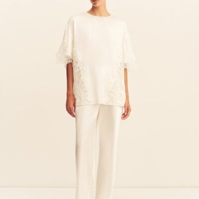 Shona Joy Eniko Lace T-shirt - Image 1