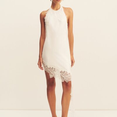 Shona Joy Eniko Lace Open Back Mini Dress - Image 1