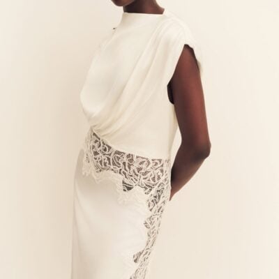 Shona Joy Eniko Lace Gathered Maxi Dress - Image 2