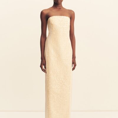 Shona Joy Eluna Panelled Sequin Maxi Dress - Image 1