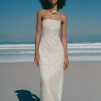 Shona Joy Eluna Panelled Sequin Maxi Dress - Image 2