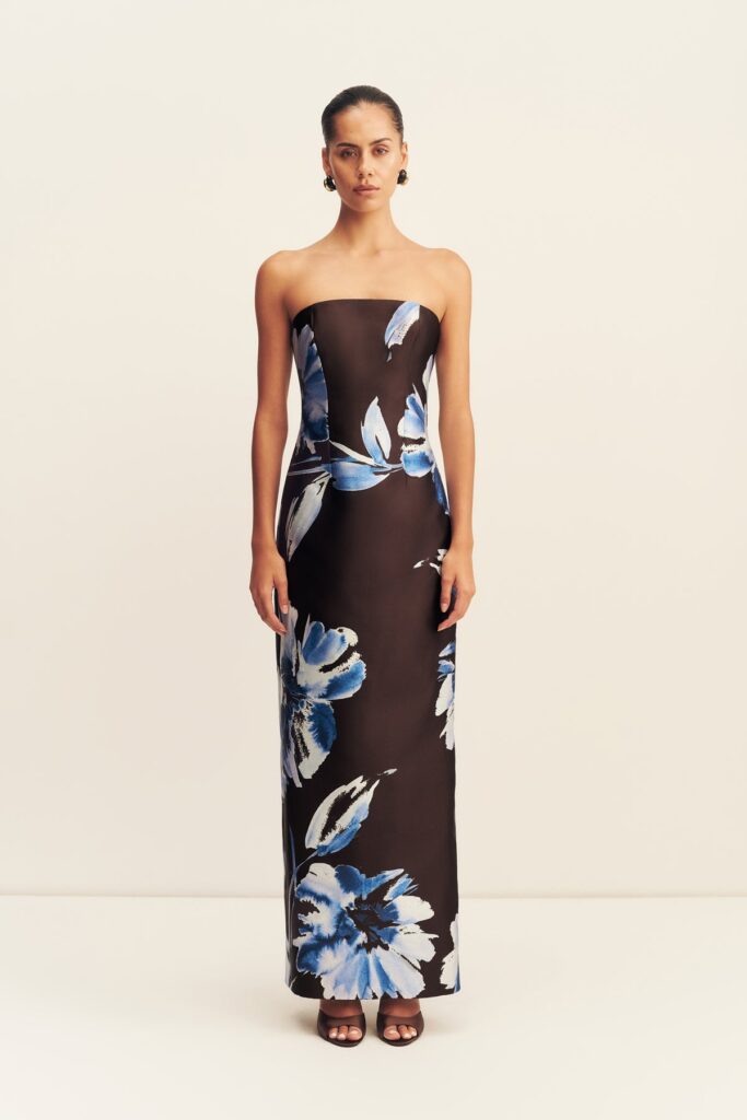Shona Joy Elsa Panelled Strapless Maxi Dress - Image 1