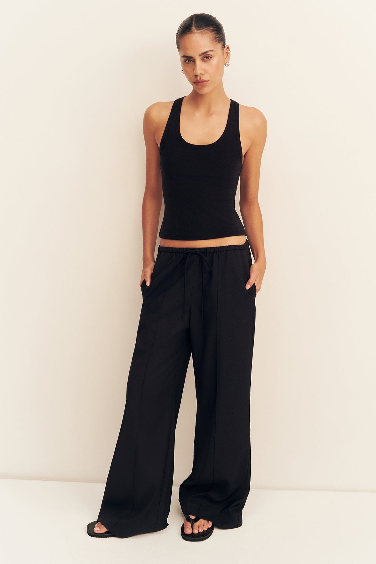MNSJ041026043652017_2 Shona Joy Castro Suiting Drawstring Pant - Image 2
