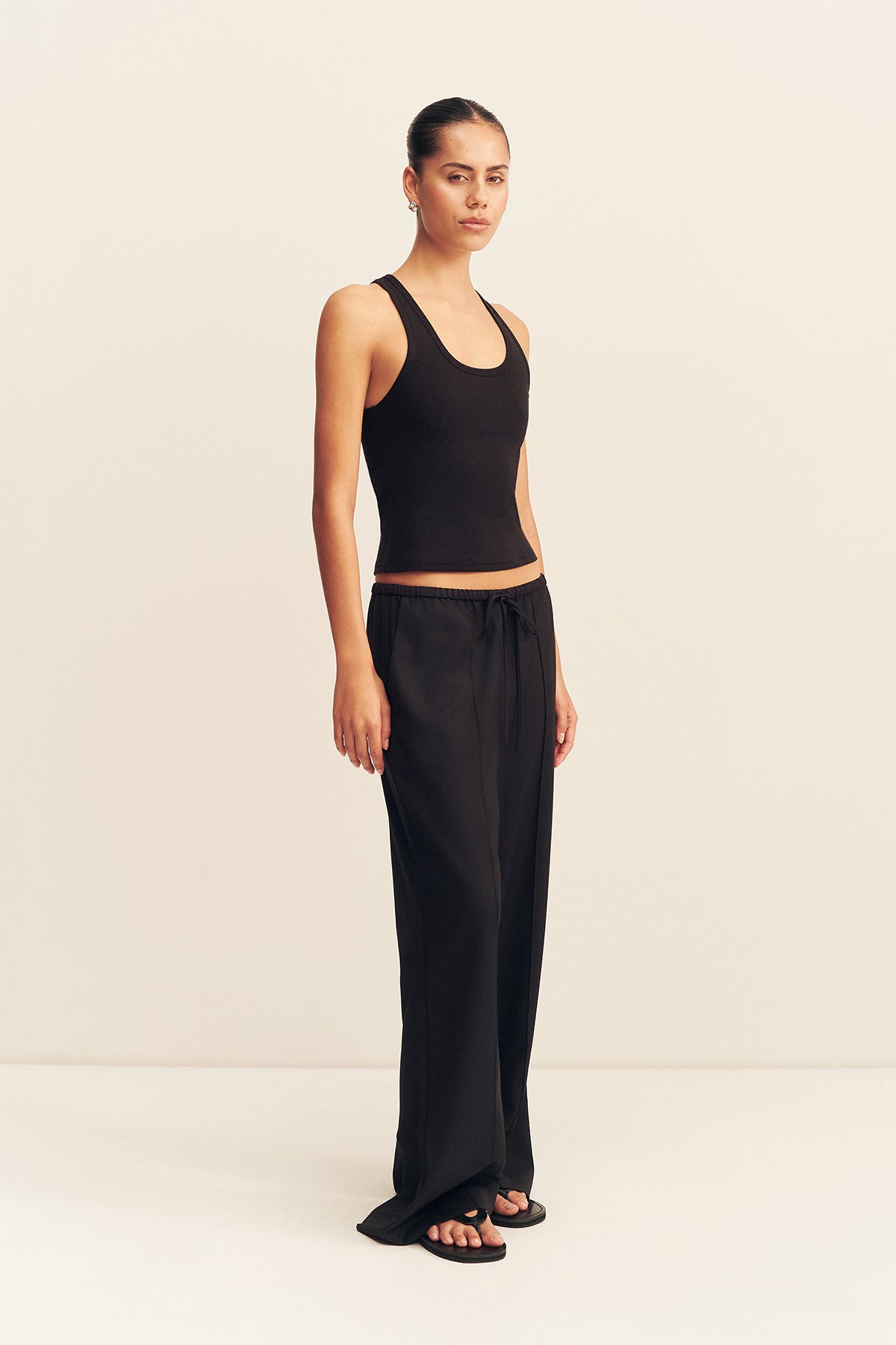 MNSJ041026043652017_3 Shona Joy Castro Suiting Drawstring Pant - Image 3