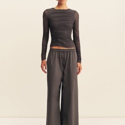 Shona Joy Campbell Wide Leg Drawstring Pant - Image 1