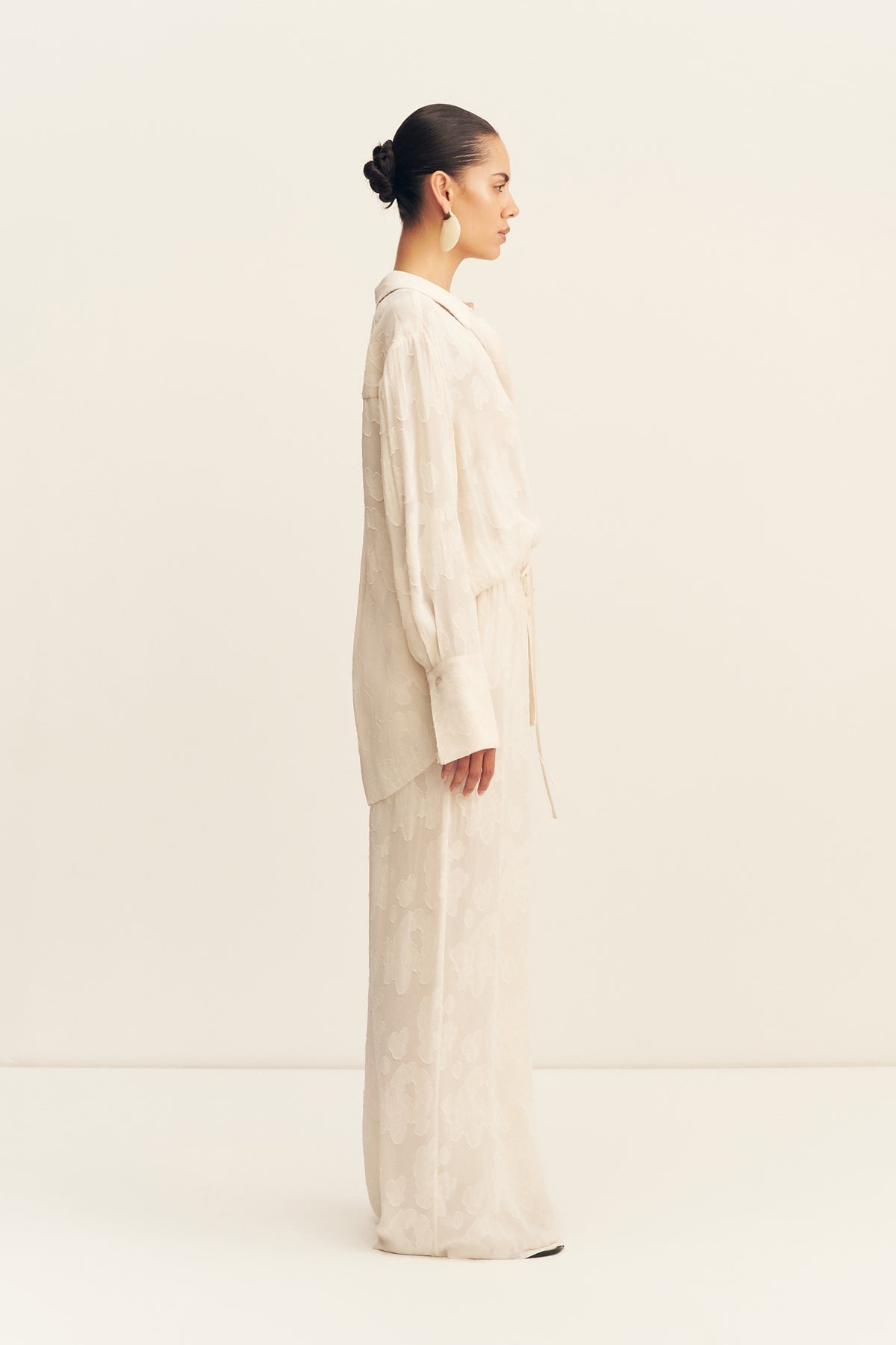 Shona Joy Bowery Jacquard Sheer Pant - Image 3