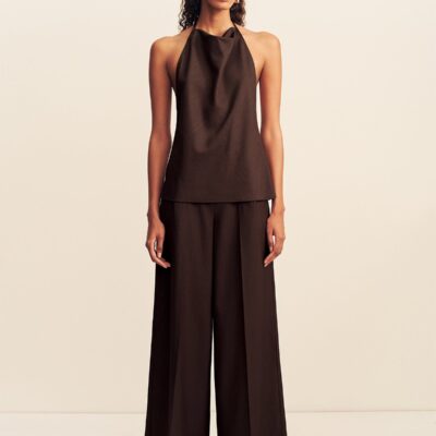 Shona Joy Asher Open Back Cowl Top - Image 1