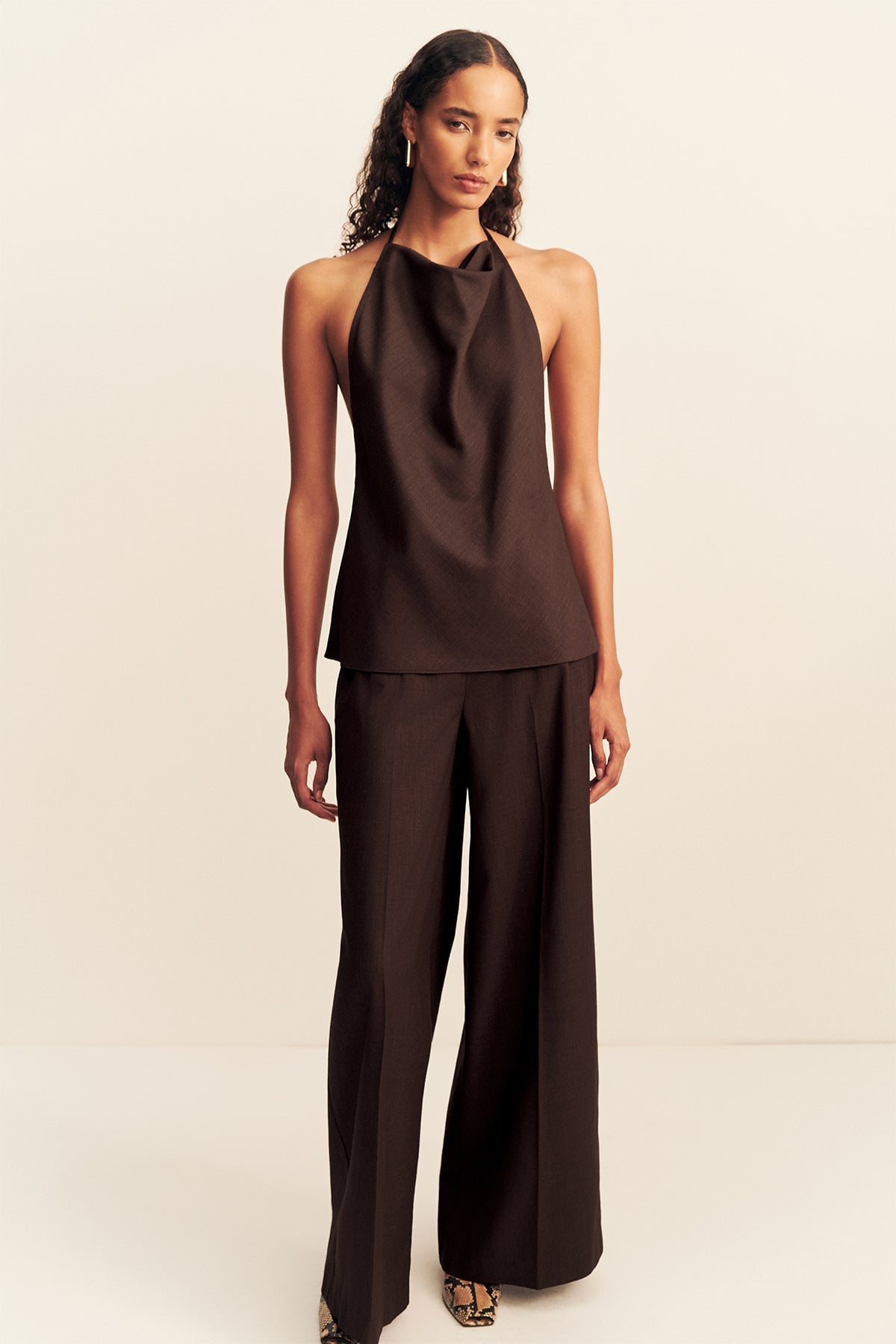 MNSJ041026043652031_2 Shona Joy Asher Open Back Cowl Top - Image 2