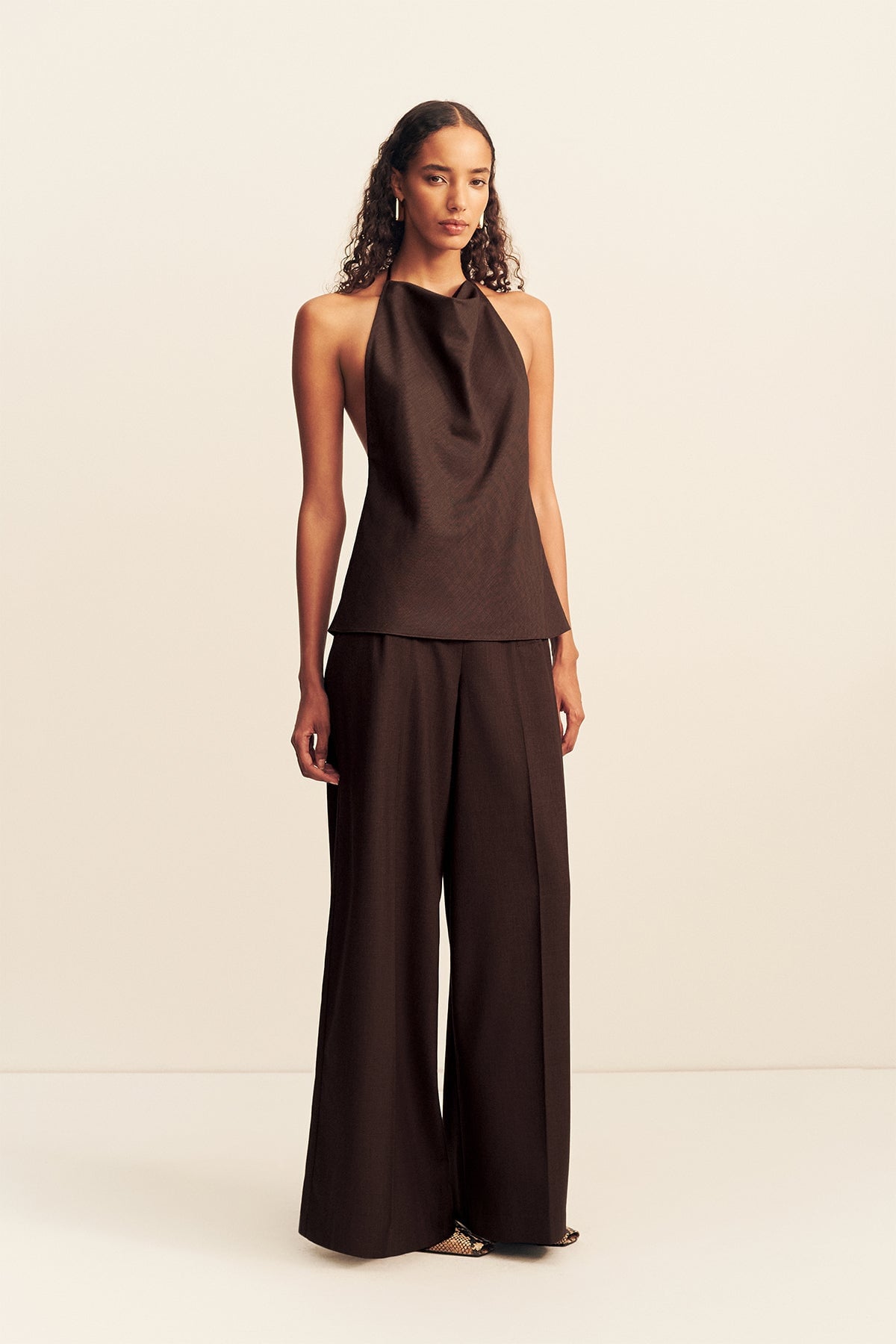 MNSJ041026043652031_3 Shona Joy Asher Open Back Cowl Top - Image 3