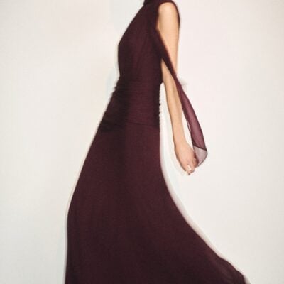 Shona Joy Amina Scarf Neck Maxi Dress - Image 2