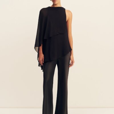 Shona Joy Amina Asymmetrical Tiered Top - Image 1