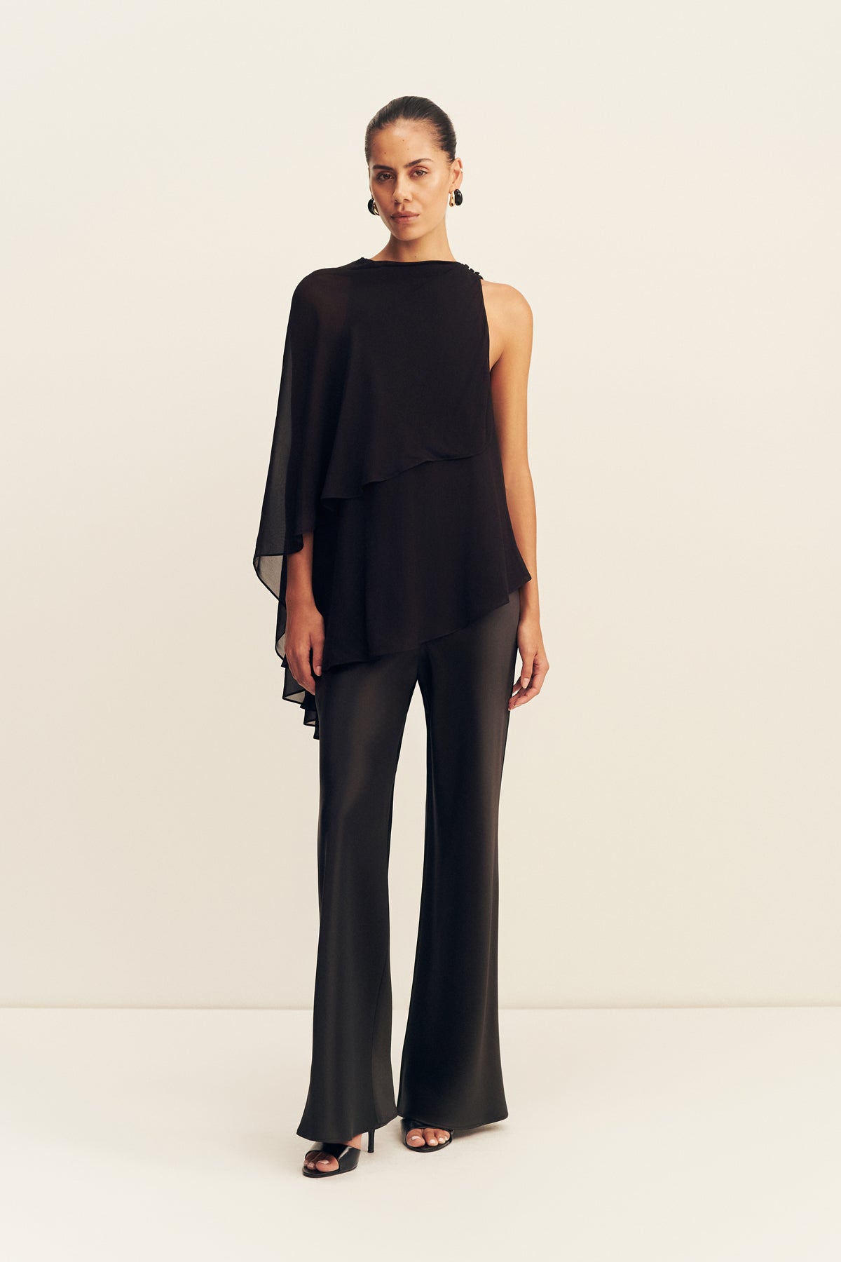 Shona Joy Amina Asymmetrical Tiered Top - Image 1