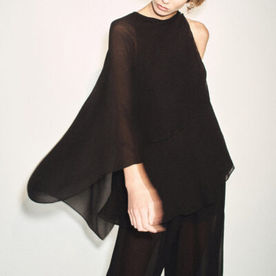 Shona Joy Amina Asymmetrical Tiered Top - Image 2
