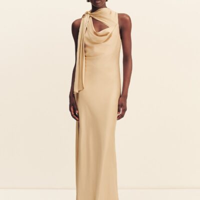 Shona Joy Agnes Tie Cut Out Maxi Dress - Image 1