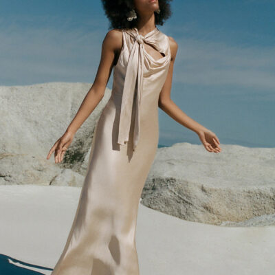 Shona Joy Agnes Tie Cut Out Maxi Dress - Image 2