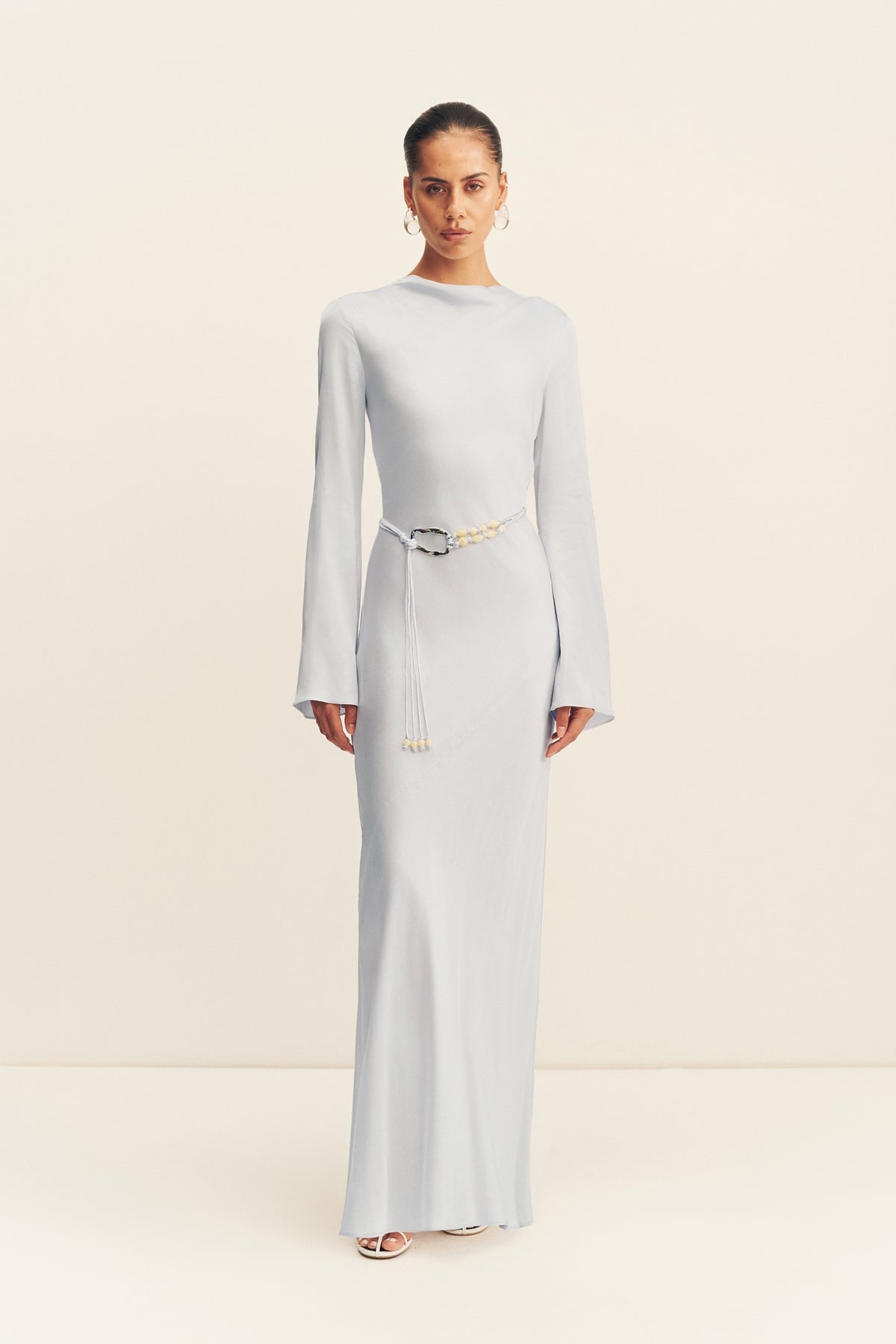 Shona Joy Agnes Long Sleeve Maxi Dress With Belt - Image 1
