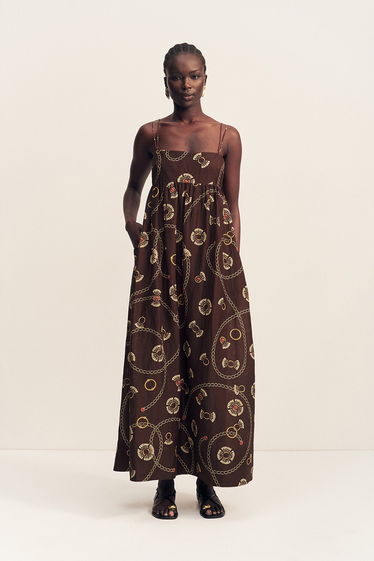 Shona Joy Vacanza Square Neck Maxi Dress - Image 1