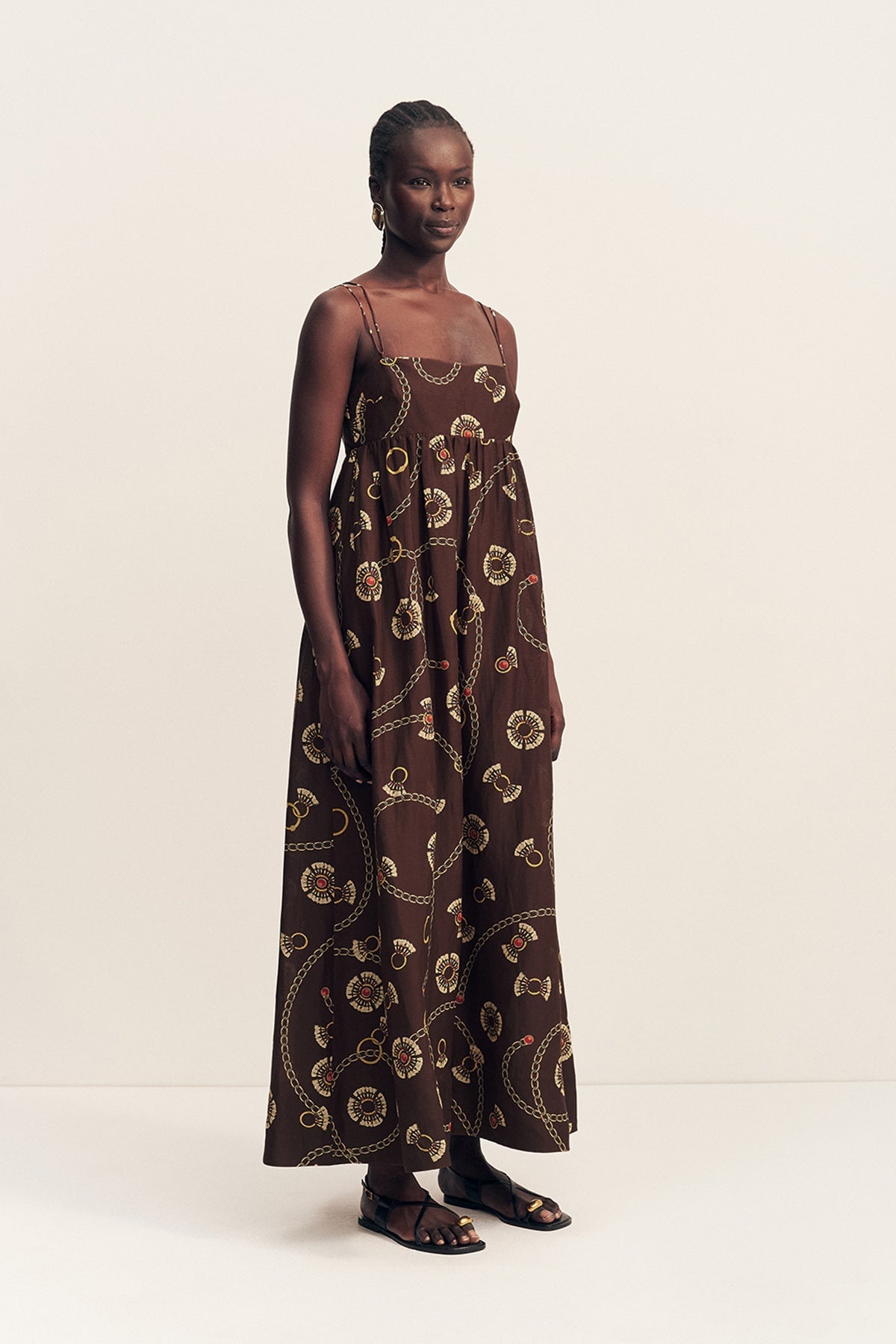 MNSJ041026043652045_3 Shona Joy Vacanza Square Neck Maxi Dress - Image 3