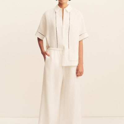 Shona Joy Tommy Linen Pant - Image 1