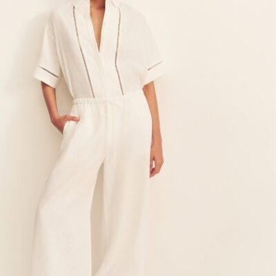 Shona Joy Tommy Linen Pant - Image 2