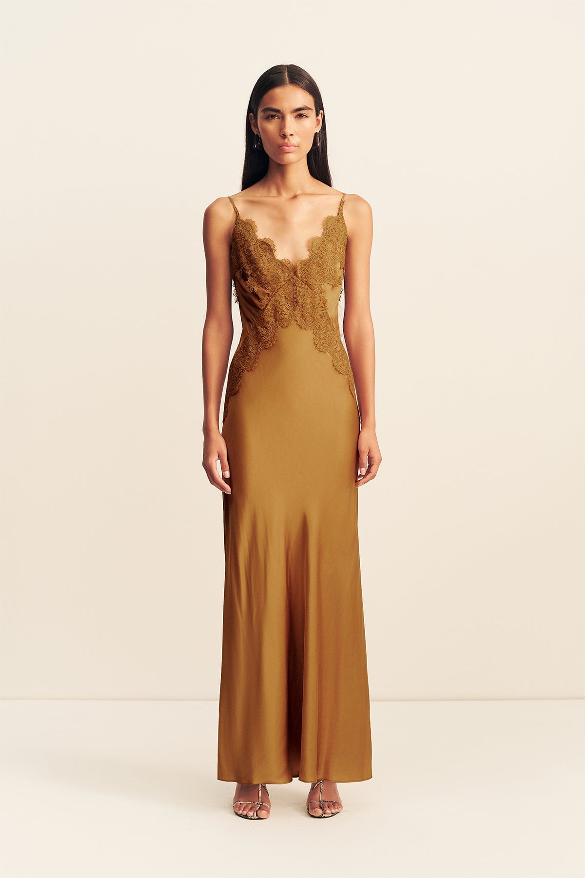 Shona Joy Simona Lace Slip Maxi Dress - Image 1