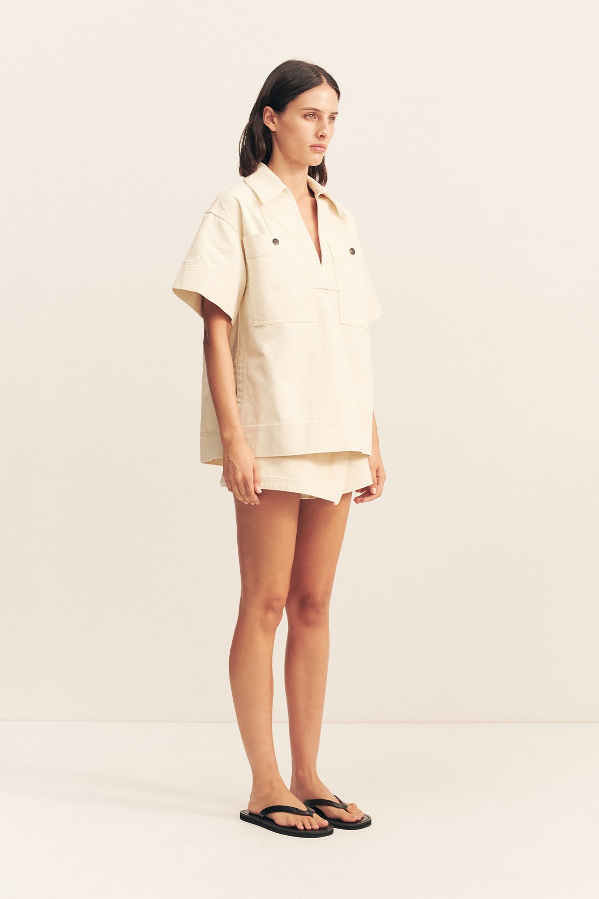 MNSJ051026010130004_3 Shona Joy Sierra Pullover Top - Image 3
