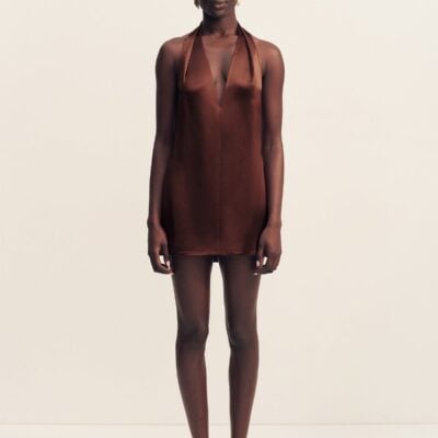 Shona Joy Savanna Halter Neck Mini Dress - Image 1