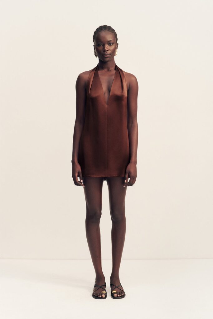 Shona Joy Savanna Halter Neck Mini Dress - Image 1