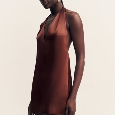 Shona Joy Savanna Halter Neck Mini Dress - Image 2