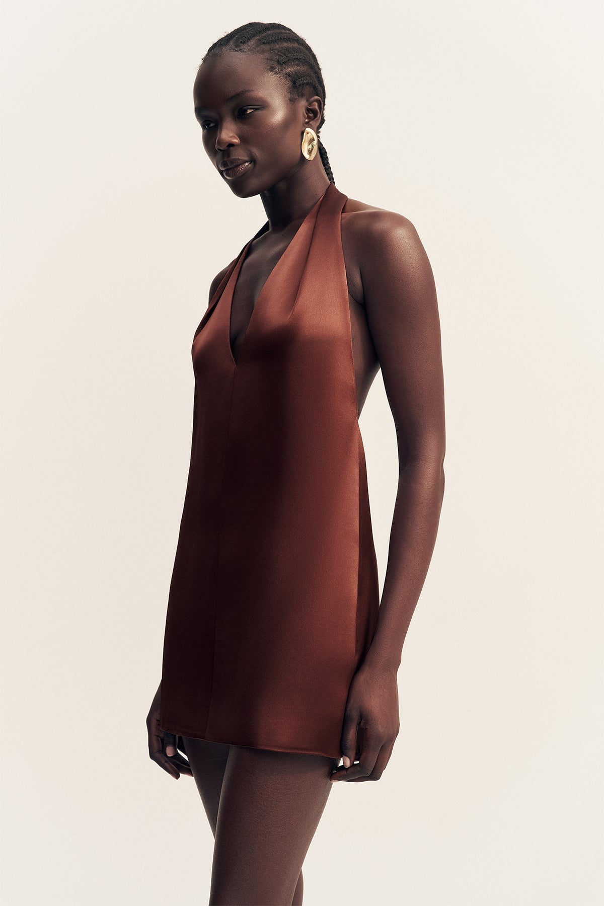 Shona Joy Savanna Halter Neck Mini Dress - Image 2