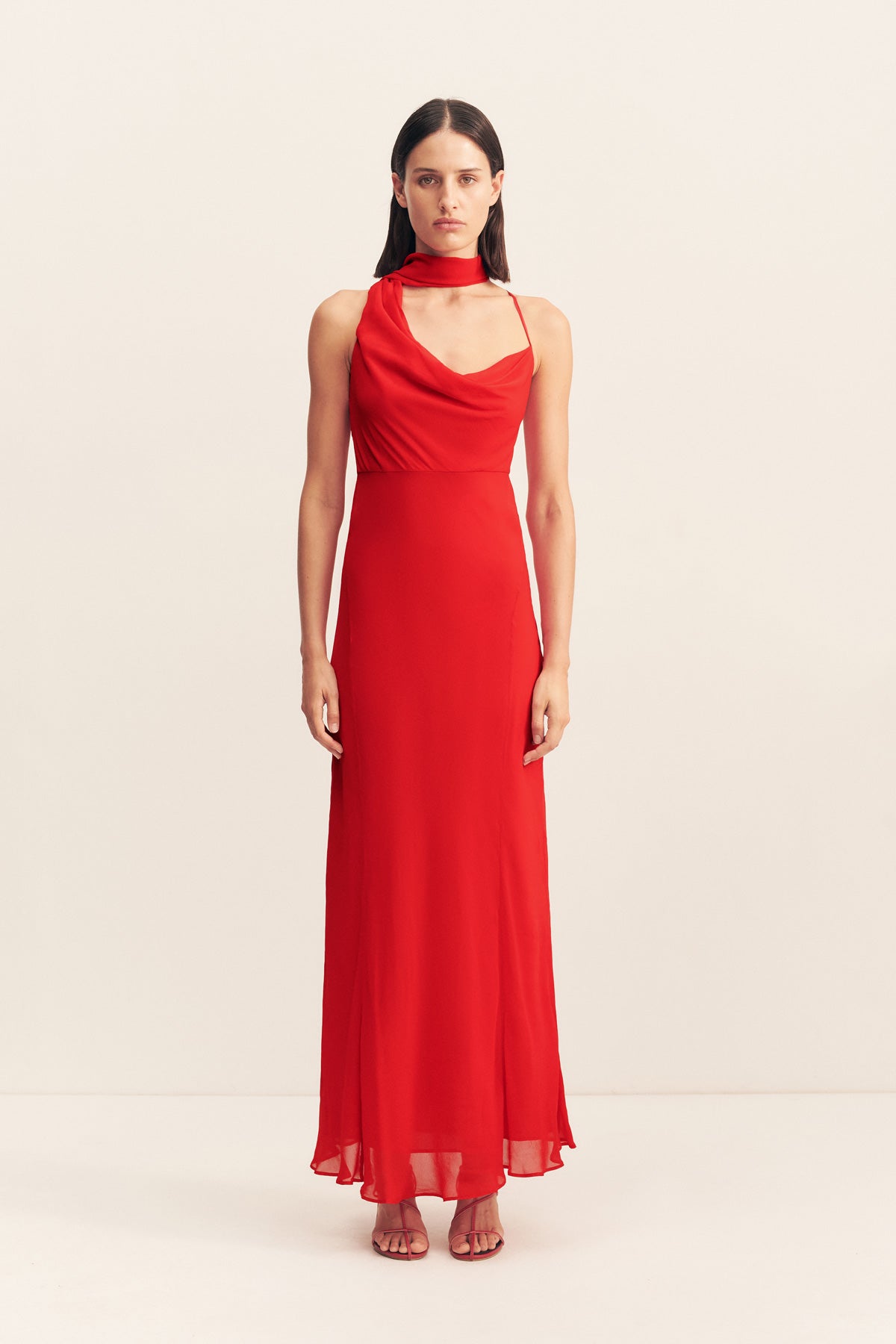 Shona Joy Romy Scarf Maxi Dress - Image 1