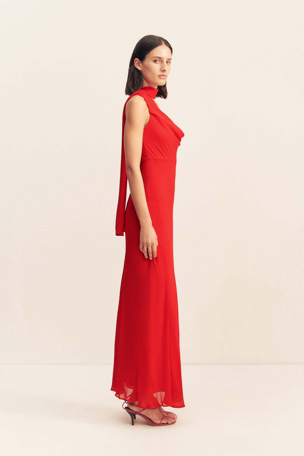 MNSJ051026010130009_3 Shona Joy Romy Scarf Maxi Dress - Image 3
