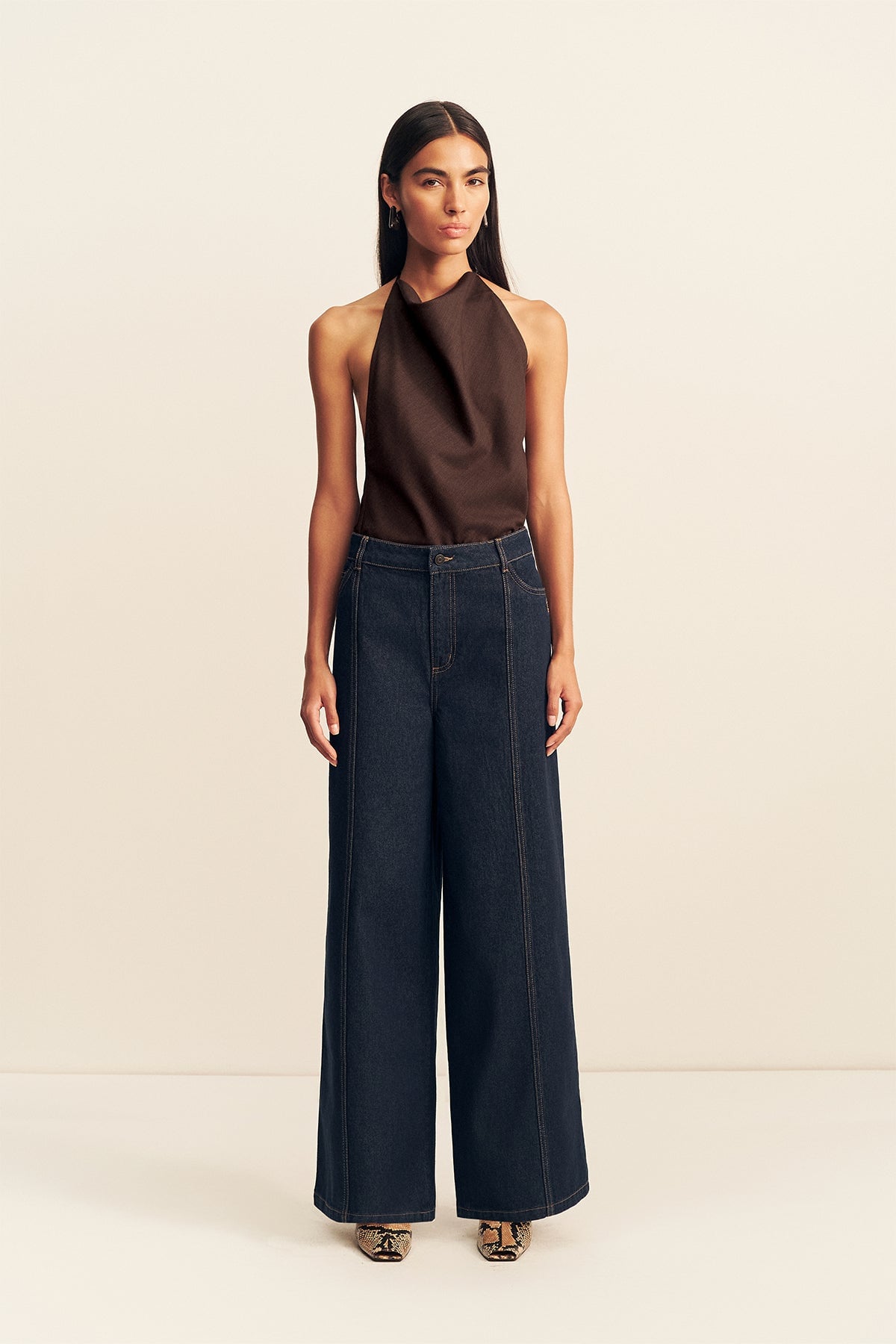 Shona Joy Rita Wide Leg Jean - Image 1