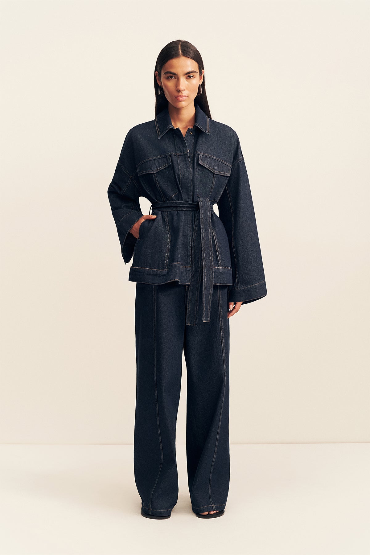 Shona Joy Rita Belted Jacket - Image 1