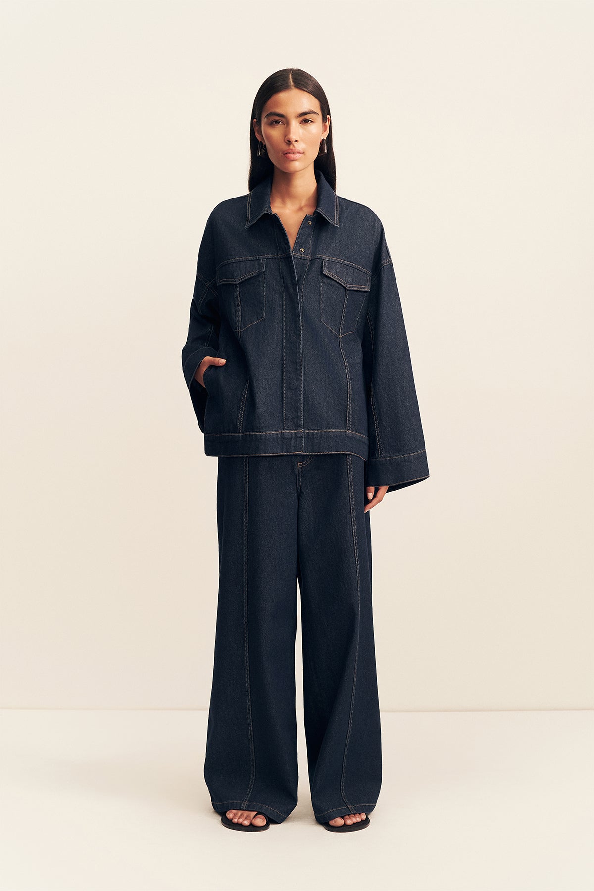 MNSJ051026010130017_2 Shona Joy Rita Belted Jacket - Image 2
