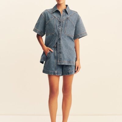 Shona Joy Raquel High Waisted Flared Short - Image 1