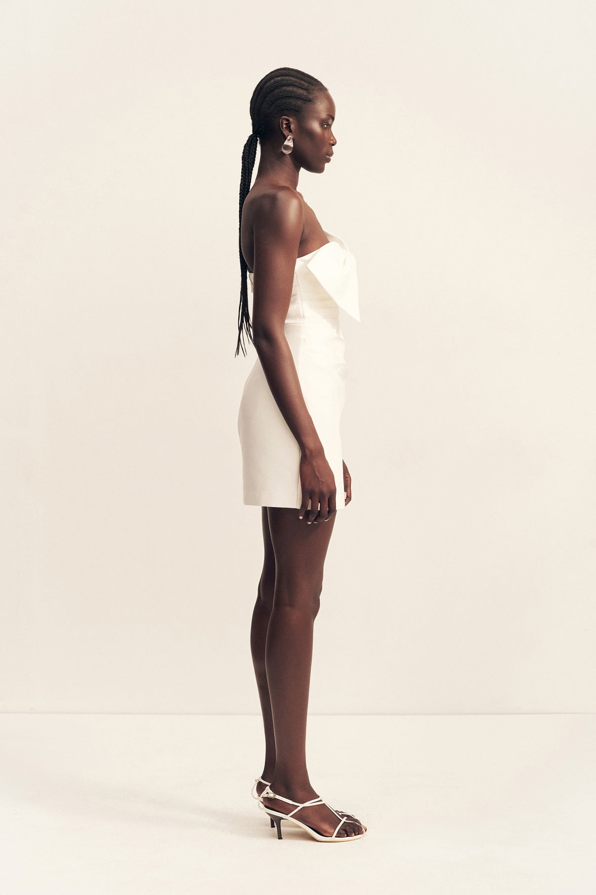 MNSJ051026010130025_3 Shona Joy Otis Twist Knot Mini Dress - Image 3