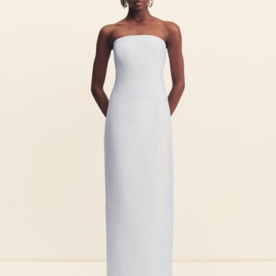 Shona Joy Otis Strapless Panelled Maxi Dress - Image 1