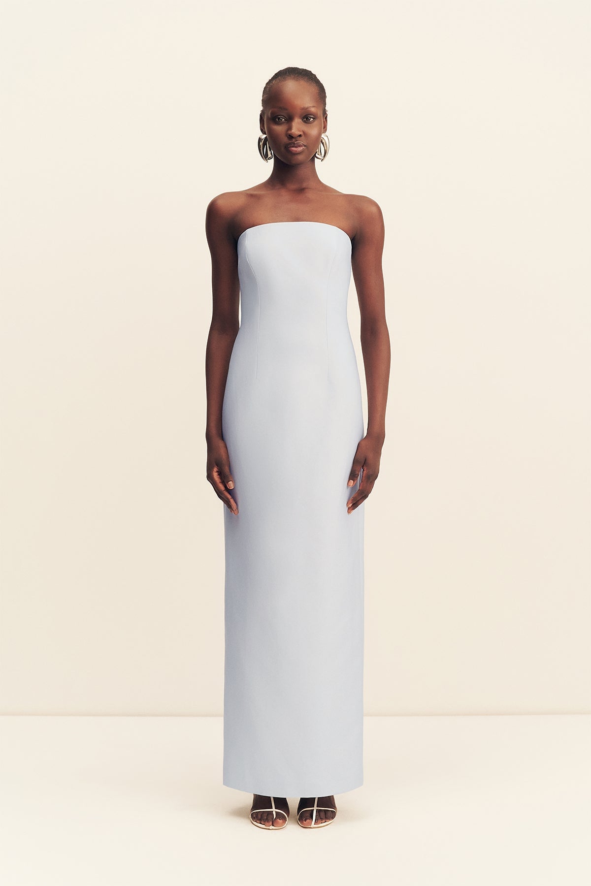 MNSJ051026010130026_3 Shona Joy Otis Strapless Panelled Maxi Dress - Image 3