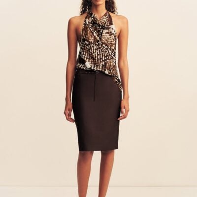 Shona Joy Otis Belted Midi Skirt - Image 1