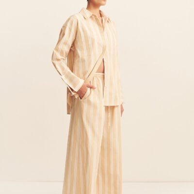 Shona Joy Omri Cotton Wide Leg Pant - Image 2