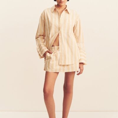 Shona Joy Omri Cotton Oversized Shirt - Image 1