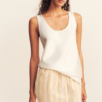 Shona Joy Omri Cotton Mini Skirt - Image 2